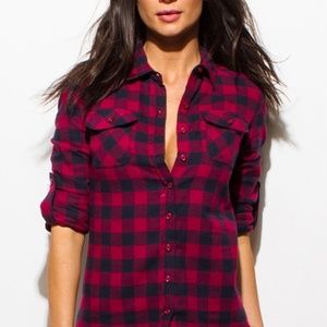Nwt Soft plaid flannel